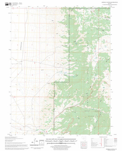 Sixmile Canyon, NV FSTopo Legacy Preview 1