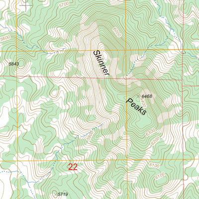 Skinner Peaks, UT FSTopo Legacy Preview 3