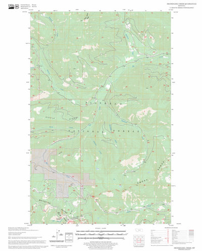 Skookoleel Creek, MT FSTopo Legacy Preview 1
