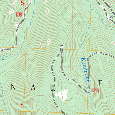 Skookoleel Creek, MT FSTopo Legacy Preview 2