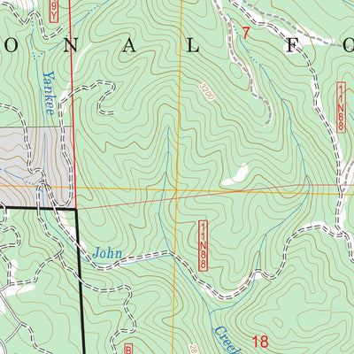 Slate Mountain, CA FSTopo Legacy Preview 2