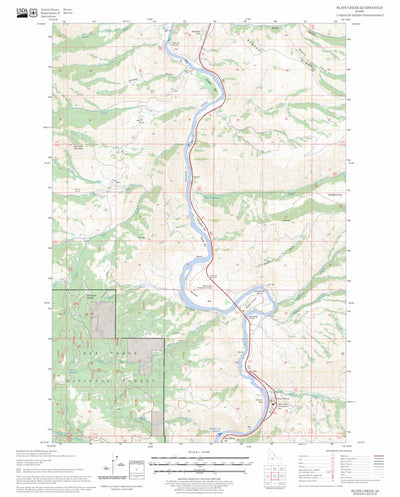 Slate Creek, ID FSTopo Legacy Preview 1