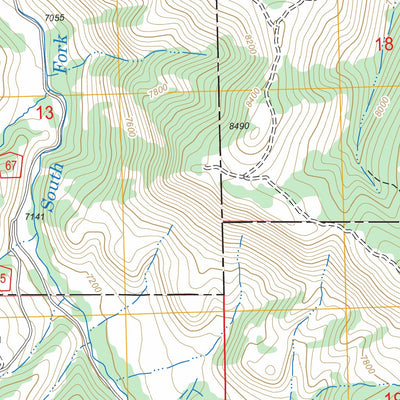 Slide Creek, CO FSTopo Legacy Preview 3