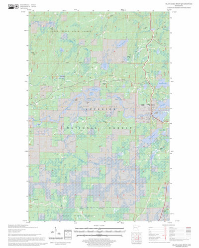 Slate Lake West, MN FSTopo Legacy Preview 1