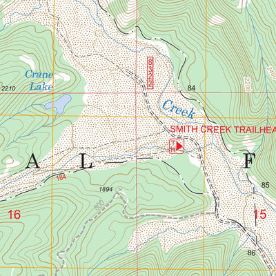 Smith Creek Butte, WA FSTopo Legacy Preview 2