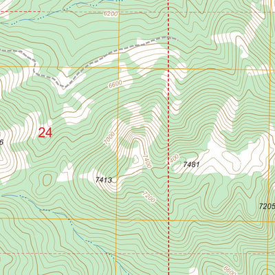 Sliderock Mountain, MT FSTopo Legacy Preview 2