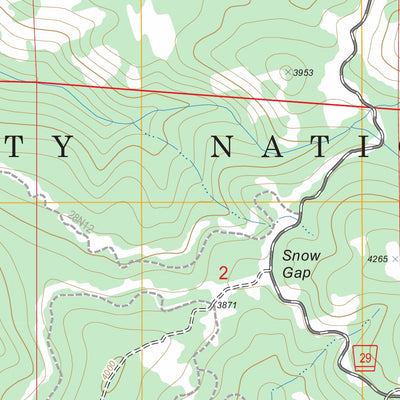 Smoky Creek, CA FSTopo Legacy Preview 2