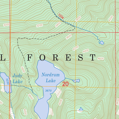 Snoqualmie Lake, WA FSTopo Legacy Preview 2