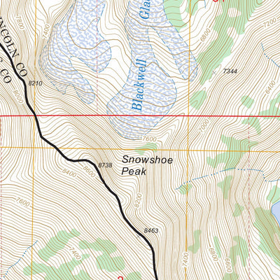 Snowshoe Peak, MT FSTopo Legacy Preview 3