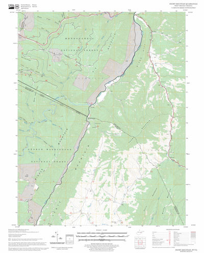 Snowy Mountain, WV - VA FSTopo Legacy Preview 1