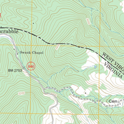 Snowy Mountain, WV - VA FSTopo Legacy Preview 2