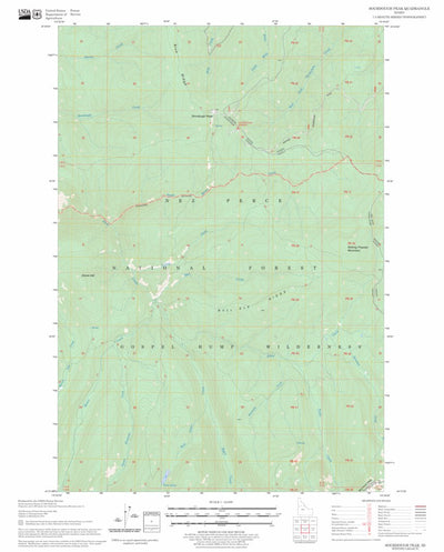Sourdough Peak, ID FSTopo Legacy Preview 1