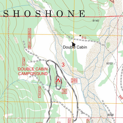 Snow Lake, WY FSTopo Legacy Preview 2