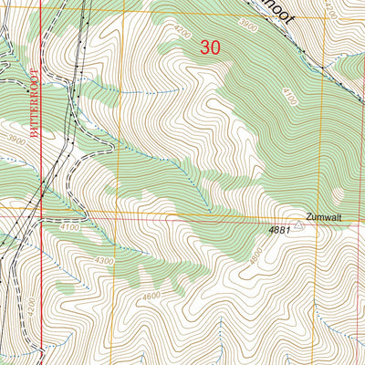 Southwest Missoula, MT FSTopo Legacy Preview 3