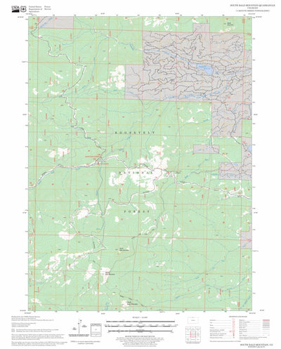South Bald Mountain, CO FSTopo Legacy Preview 1