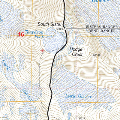 South Sister, OR FSTopo Legacy Preview 3