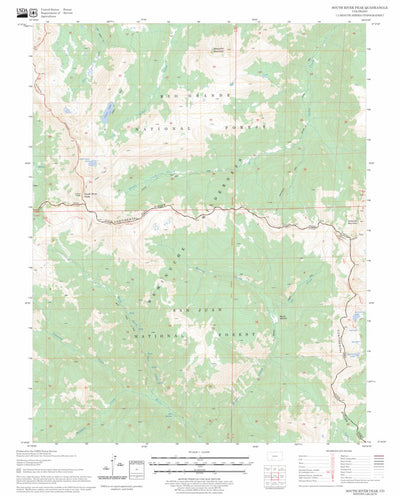 South River Peak, CO FSTopo Legacy Preview 1