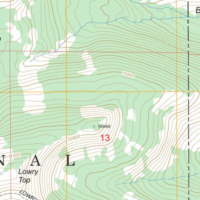 South Tent Mountain, UT FSTopo Legacy Preview 2