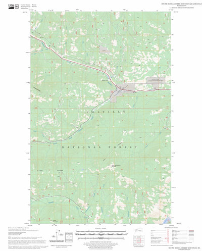 South Huckleberry Mountain, WA FSTopo Legacy Preview 1