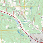 South Huckleberry Mountain, WA FSTopo Legacy Preview 3