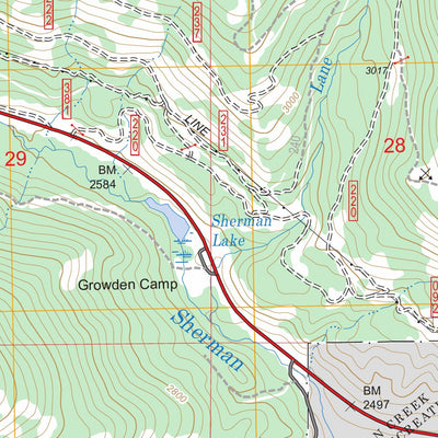 South Huckleberry Mountain, WA FSTopo Legacy Preview 3