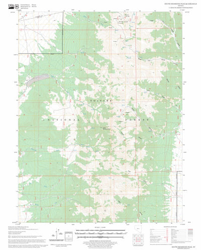 South Shoshone Peak, NV FSTopo Legacy Preview 1