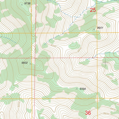 South Shoshone Peak, NV FSTopo Legacy Preview 3