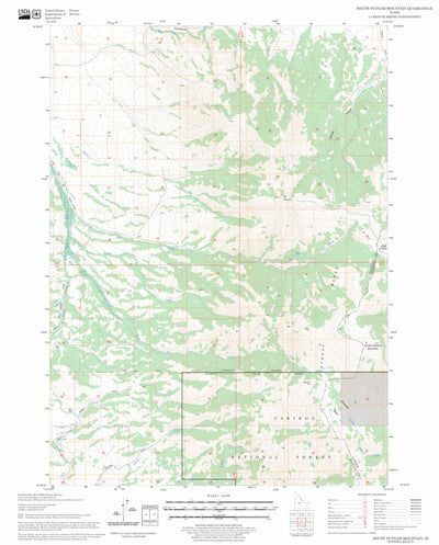 South Putnam Mountain, ID FSTopo Legacy Preview 1