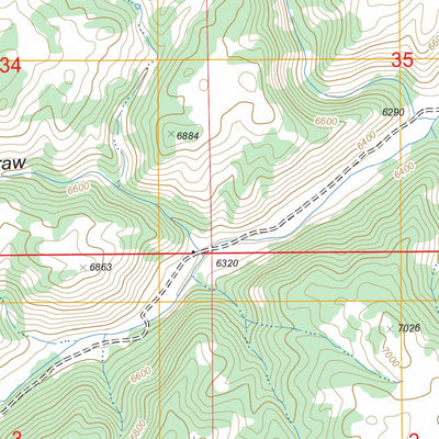 South Mountain, WY FSTopo Legacy Preview 3