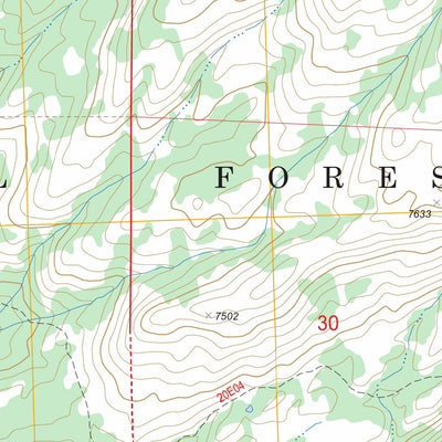 Spicer Meadow Reservoir, CA FSTopo Legacy Preview 2