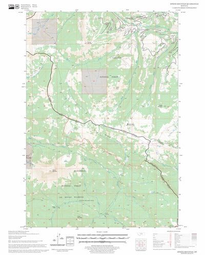 Sphinx Mountain, MT FSTopo Legacy Preview 1