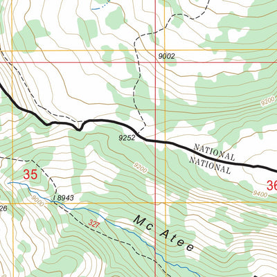 Sphinx Mountain, MT FSTopo Legacy Preview 2
