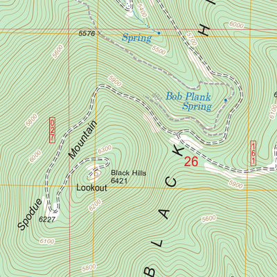 Spodue Mountain, OR FSTopo Legacy Preview 3