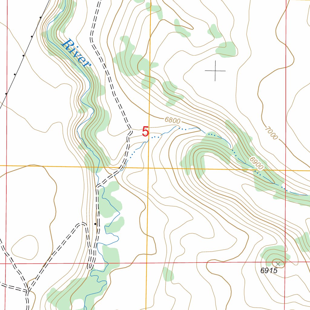 Springerville, AZ FSTopo Legacy Map by US Forest Service - Topo ...