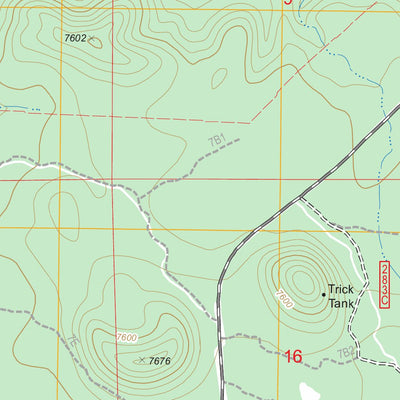 Sponseller Mountain, AZ FSTopo Legacy Preview 2