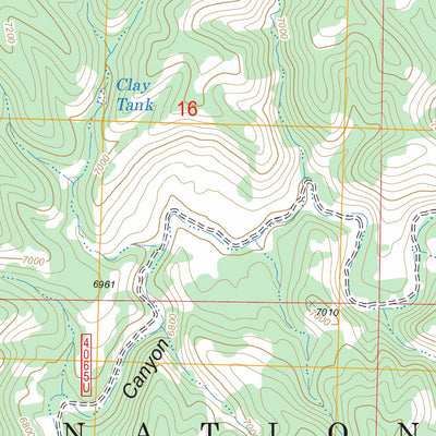 Spring Canyon, NM FSTopo Legacy Preview 3