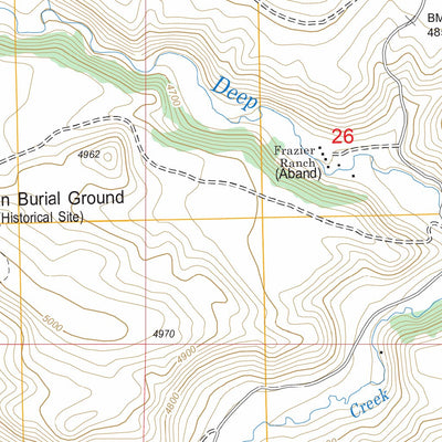 Split Rock Lake, MT FSTopo Legacy Preview 3