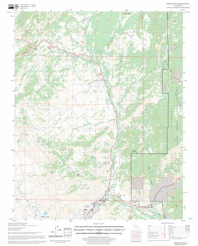 Springville, CA FSTopo Legacy Preview 1