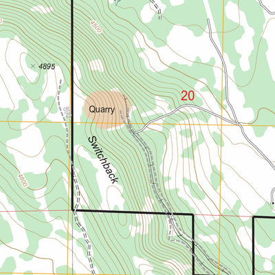 Sprague River West, OR FSTopo Legacy Preview 2
