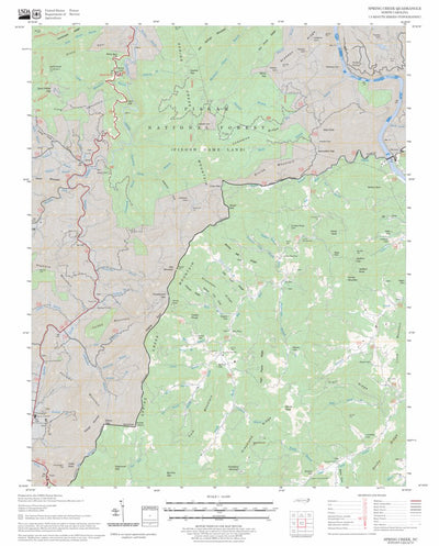 Spring Creek, NC FSTopo Legacy Preview 1