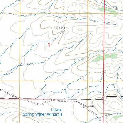Spring Water Canyon, AZ FSTopo Legacy Preview 2