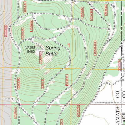 Spring Butte, OR FSTopo Legacy Preview 3