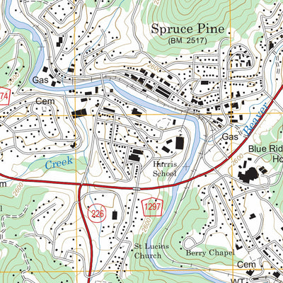 Spruce Pine, NC FSTopo Legacy Preview 3