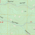 Squirrel Springs Canyon, NM FSTopo Legacy Preview 3