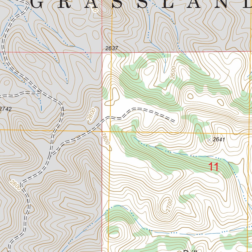 Square Butte, ND FSTopo Legacy Map by US Forest Service - Topo | Avenza ...