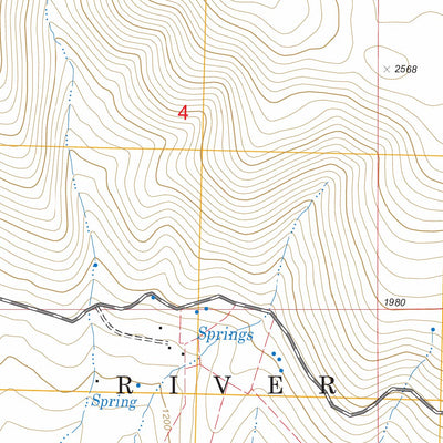 Stacker Butte, WA - OR FSTopo Legacy Preview 2