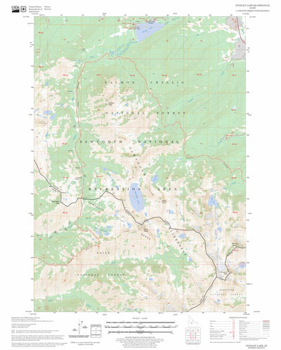 Stanley Lake, ID FSTopo Legacy Preview 1