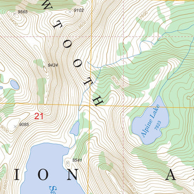 Stanley Lake, ID FSTopo Legacy Preview 2