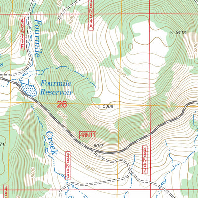 Steele Swamp, CA - OR FSTopo Legacy Preview 3