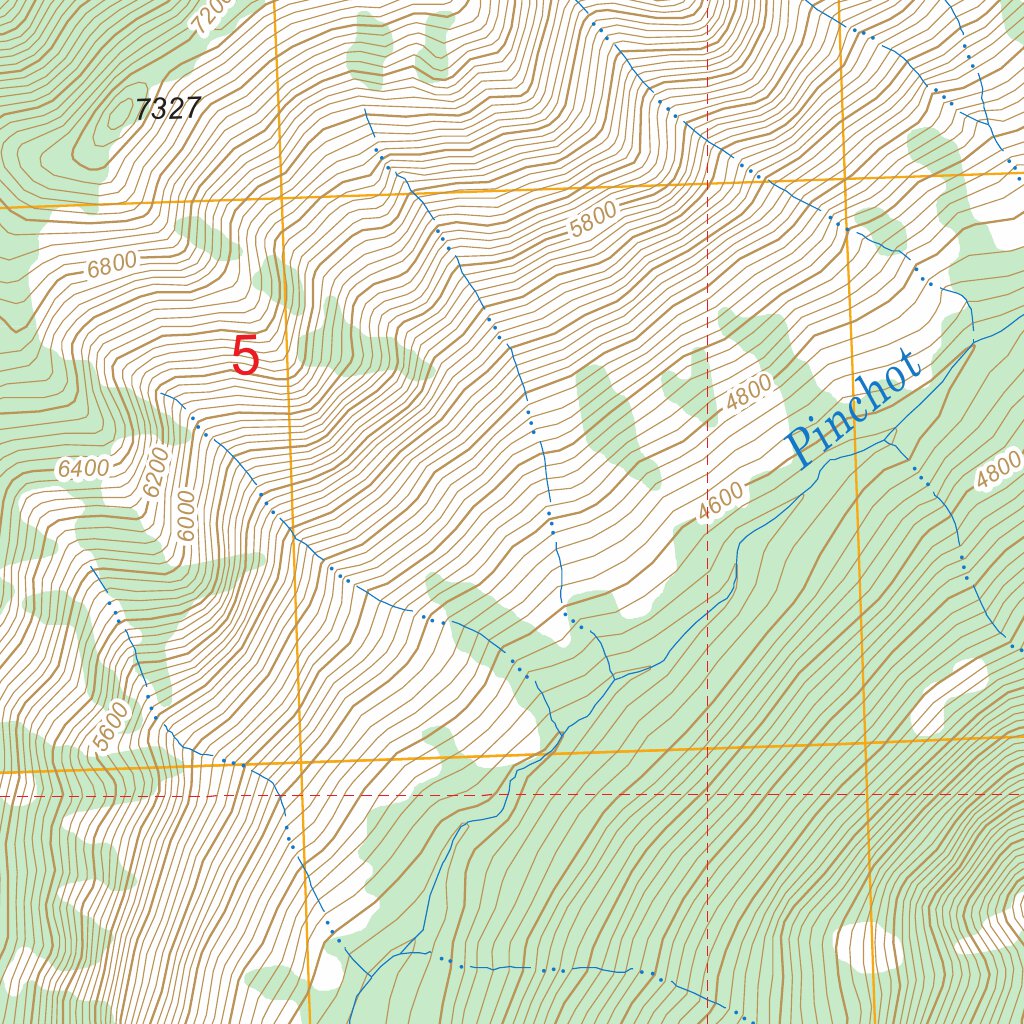 Stanton Lake, MT FSTopo Legacy Map by US Forest Service - Topo | Avenza ...
